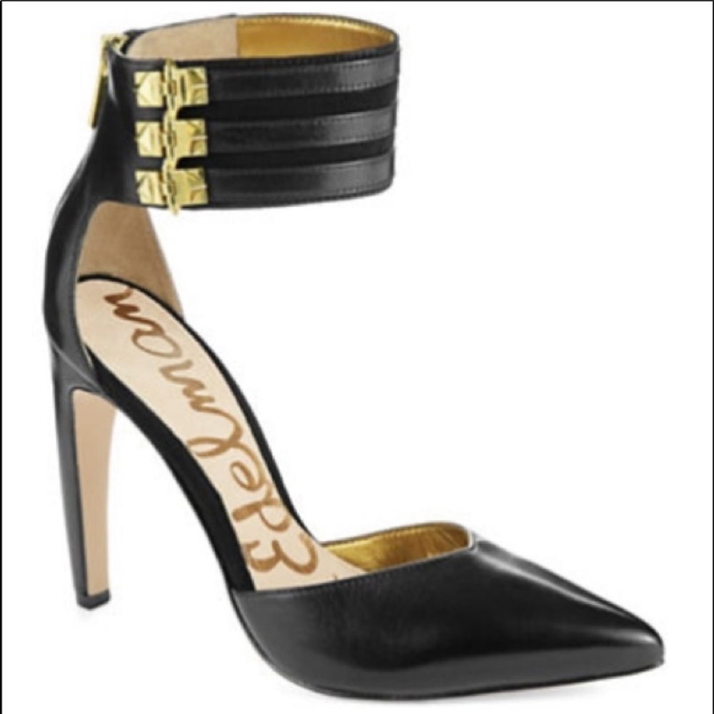 Sam Edelman Claire embellished cuff pumps